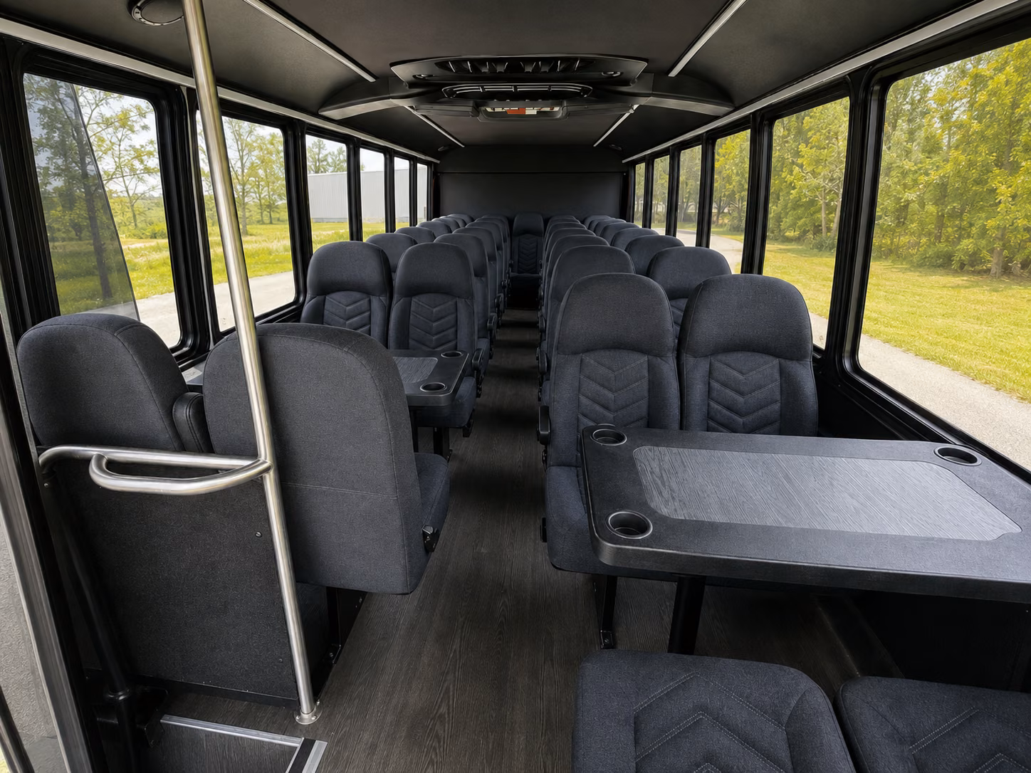 worcester 20 passenger minibus interior