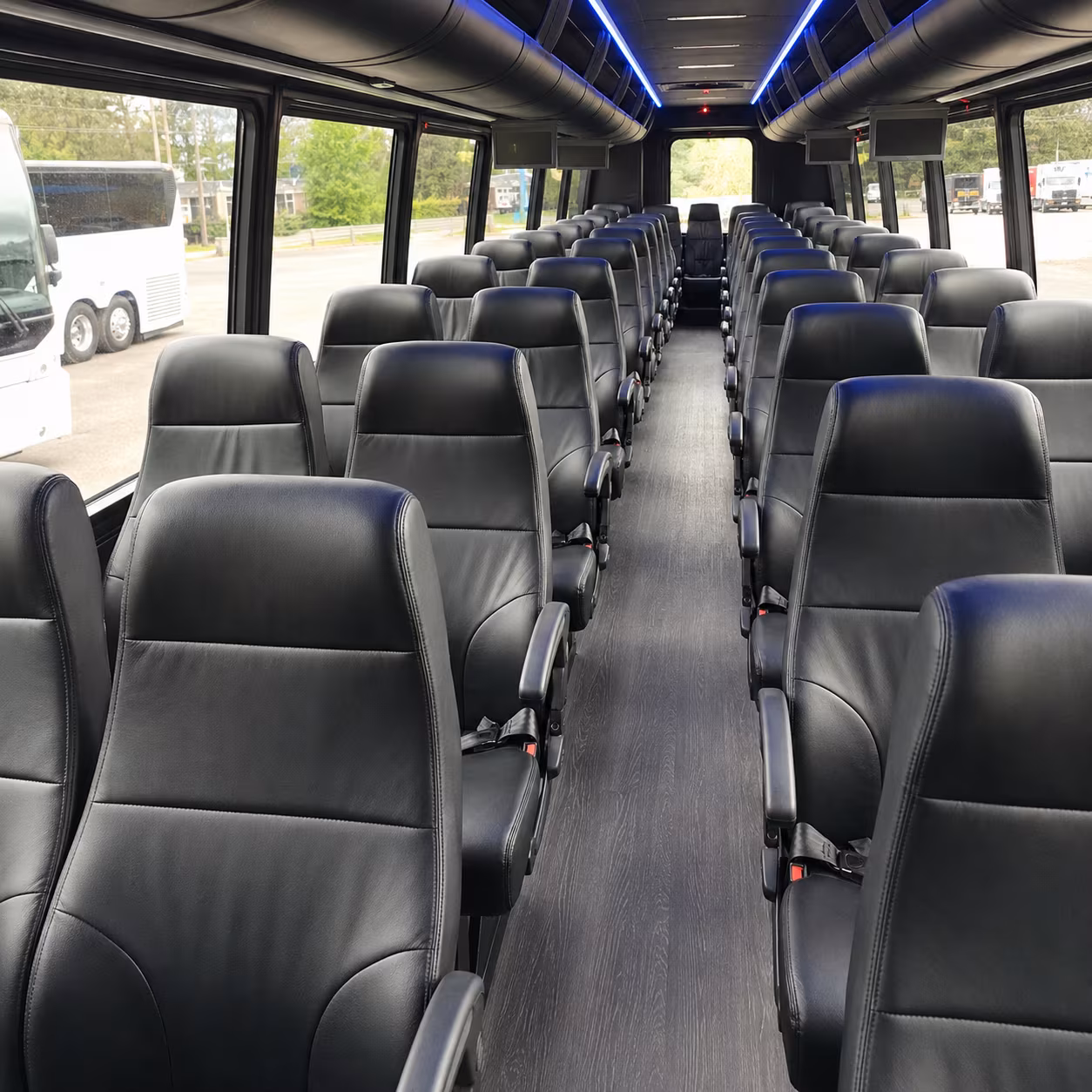 worcester 25 passenger minibus interior